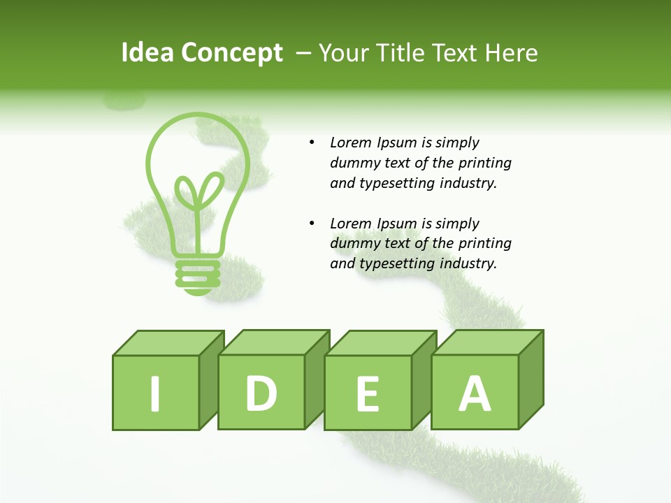 Impression Imprint Recycle PowerPoint Template