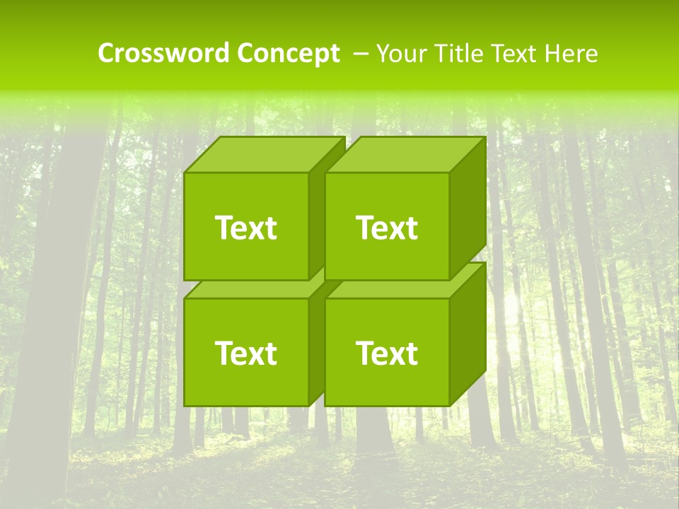 Image Deciduous Lush PowerPoint Template