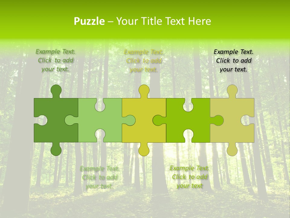Image Deciduous Lush PowerPoint Template