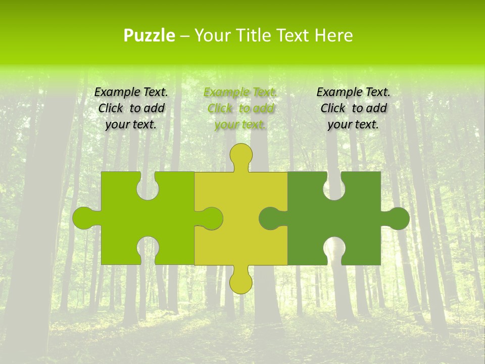 Image Deciduous Lush PowerPoint Template