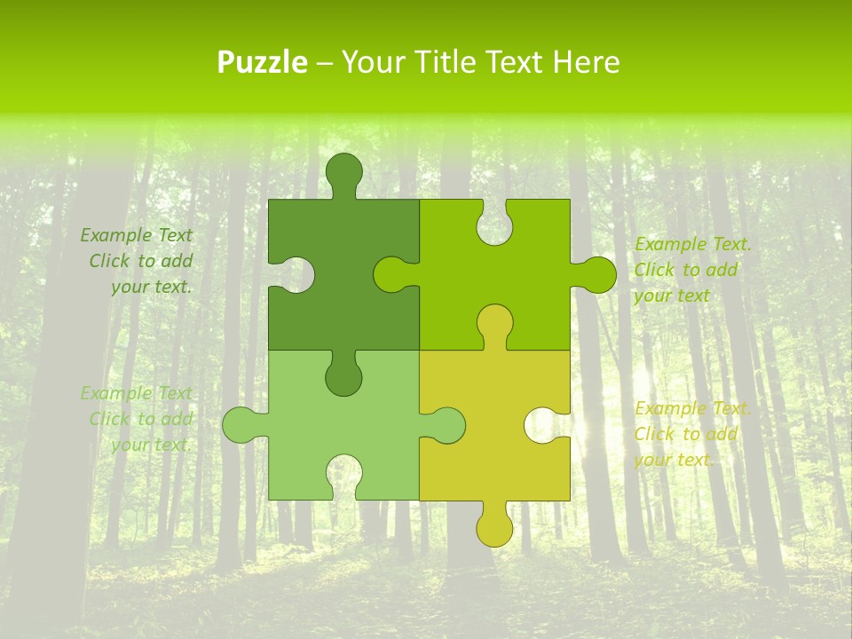 Image Deciduous Lush PowerPoint Template