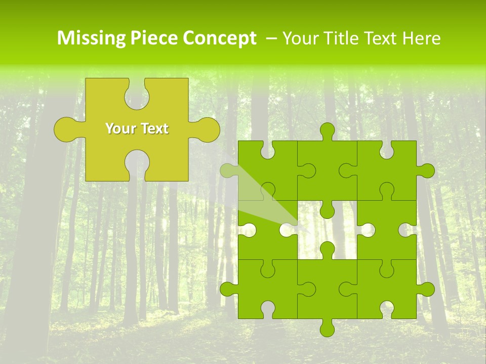 Image Deciduous Lush PowerPoint Template