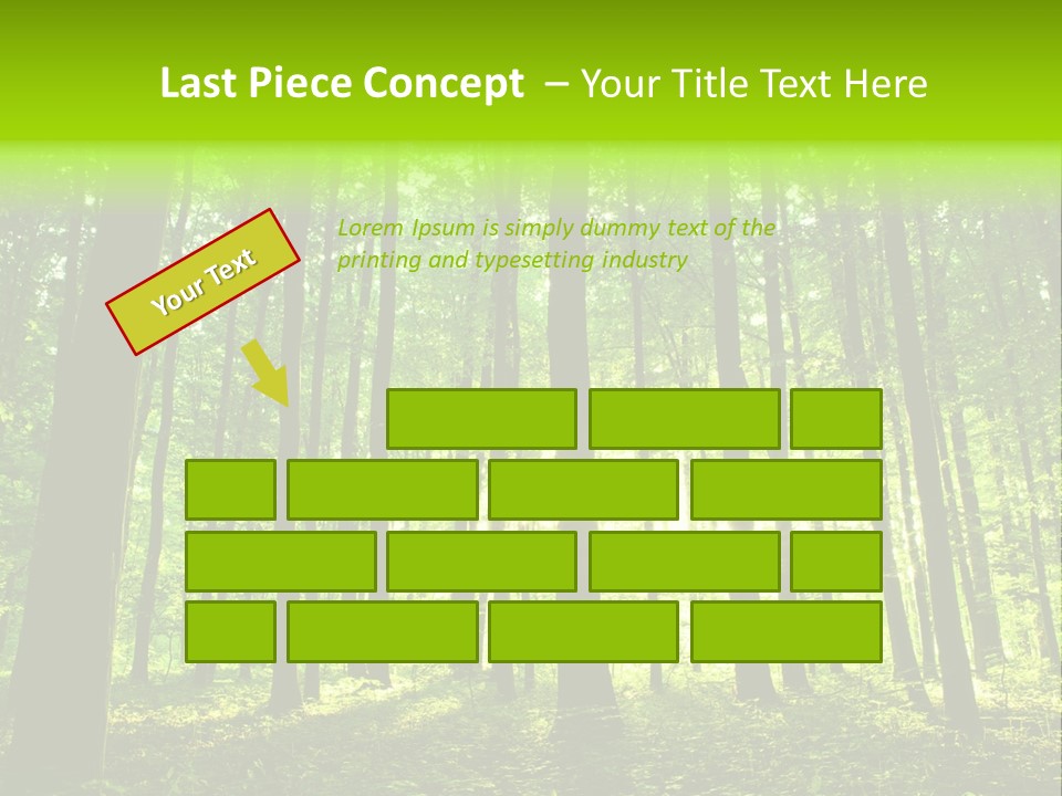 Image Deciduous Lush PowerPoint Template