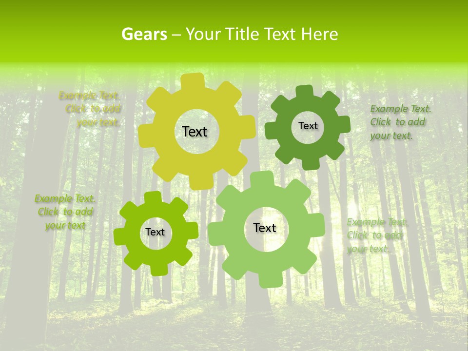 Image Deciduous Lush PowerPoint Template