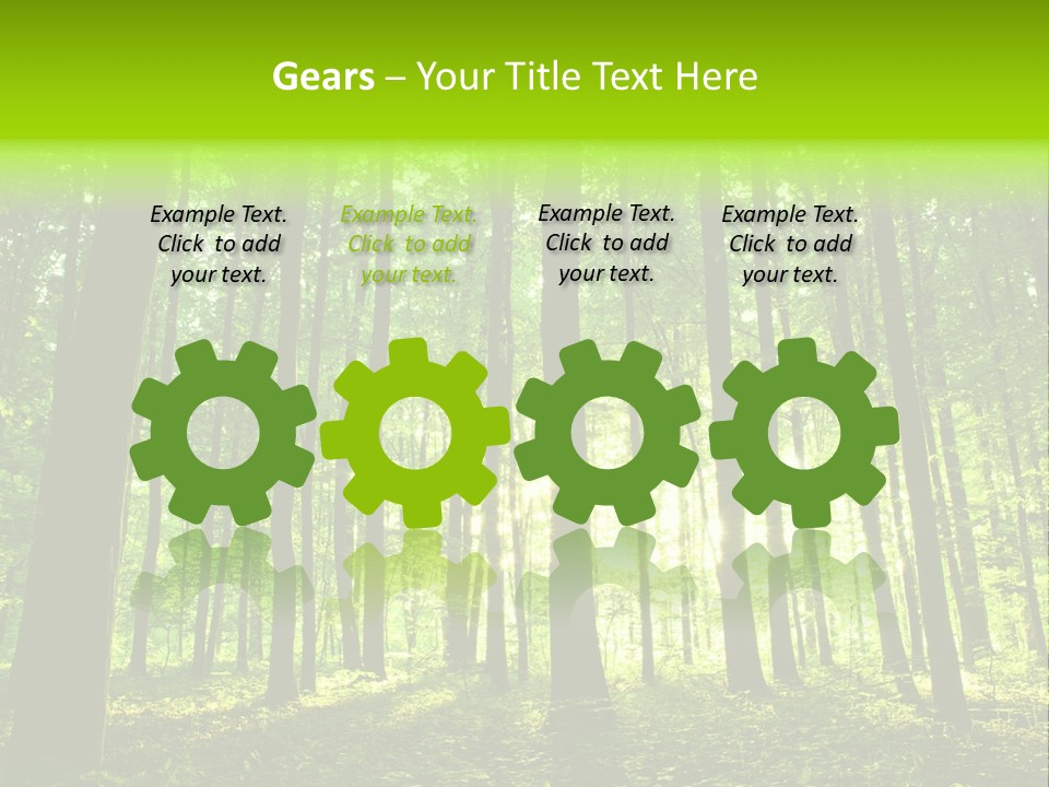 Image Deciduous Lush PowerPoint Template