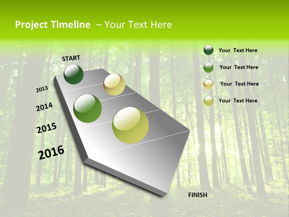 Image Deciduous Lush PowerPoint Template