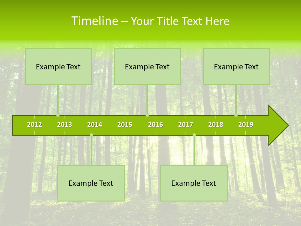 Image Deciduous Lush PowerPoint Template