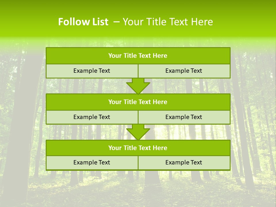 Image Deciduous Lush PowerPoint Template