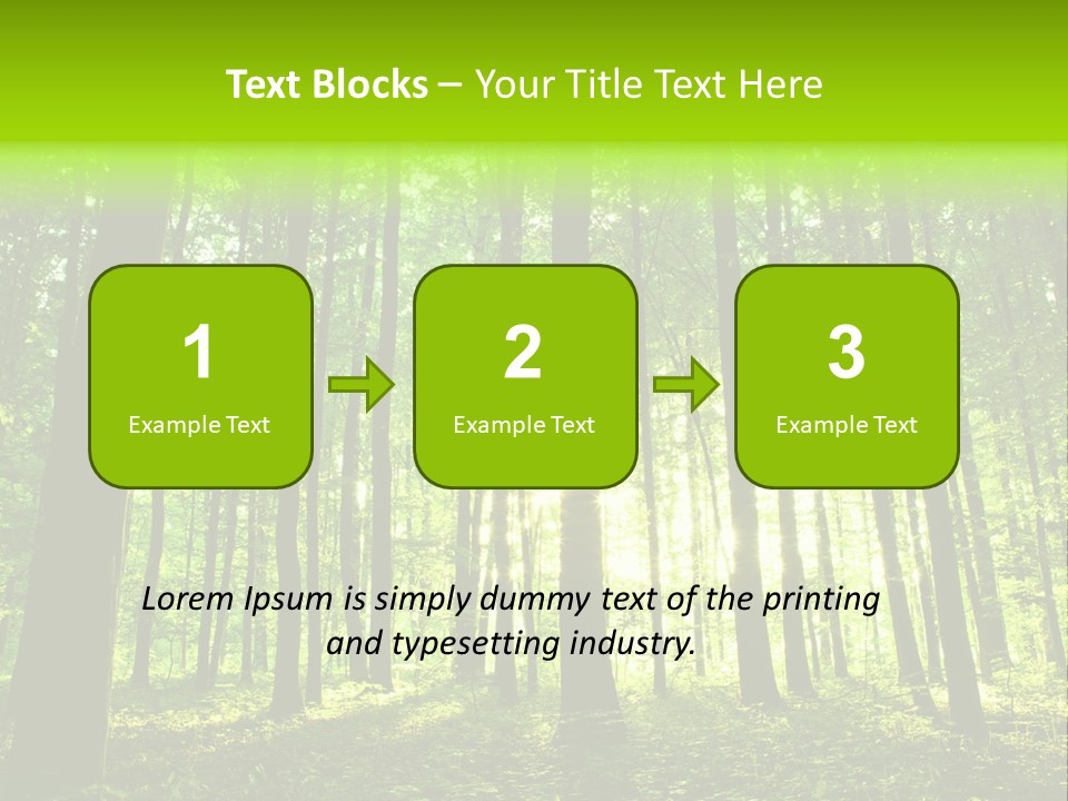 Image Deciduous Lush PowerPoint Template