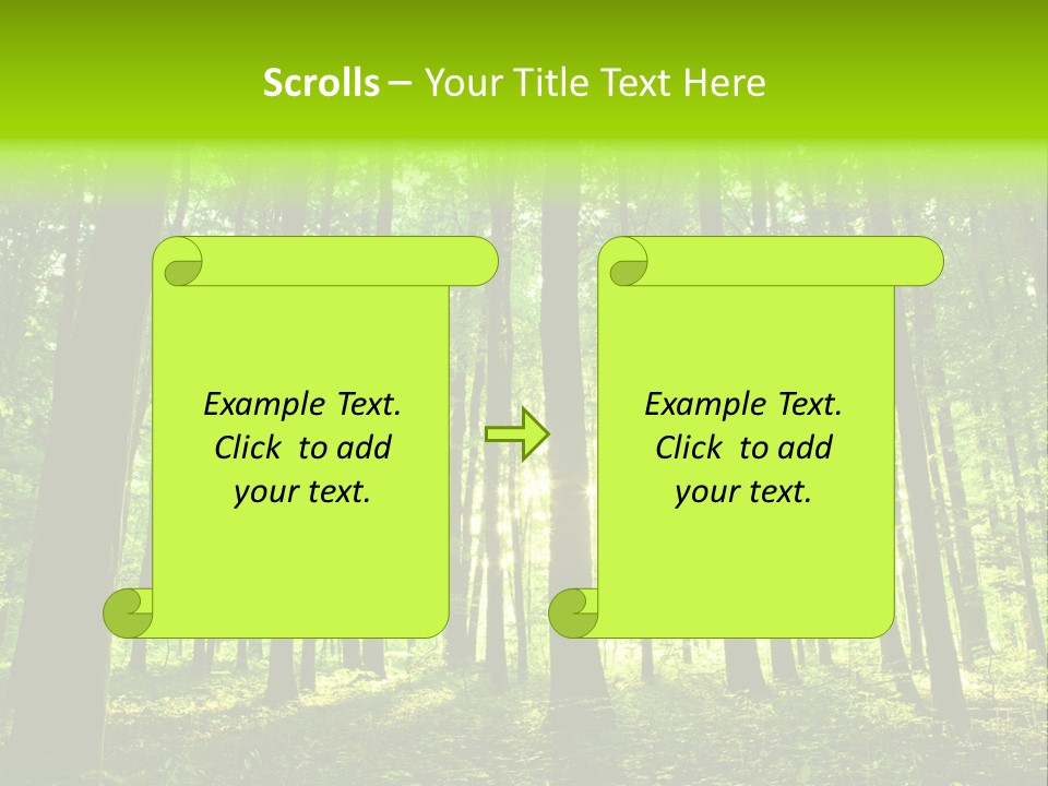 Image Deciduous Lush PowerPoint Template
