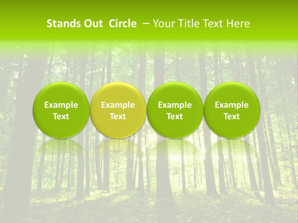 Image Deciduous Lush PowerPoint Template