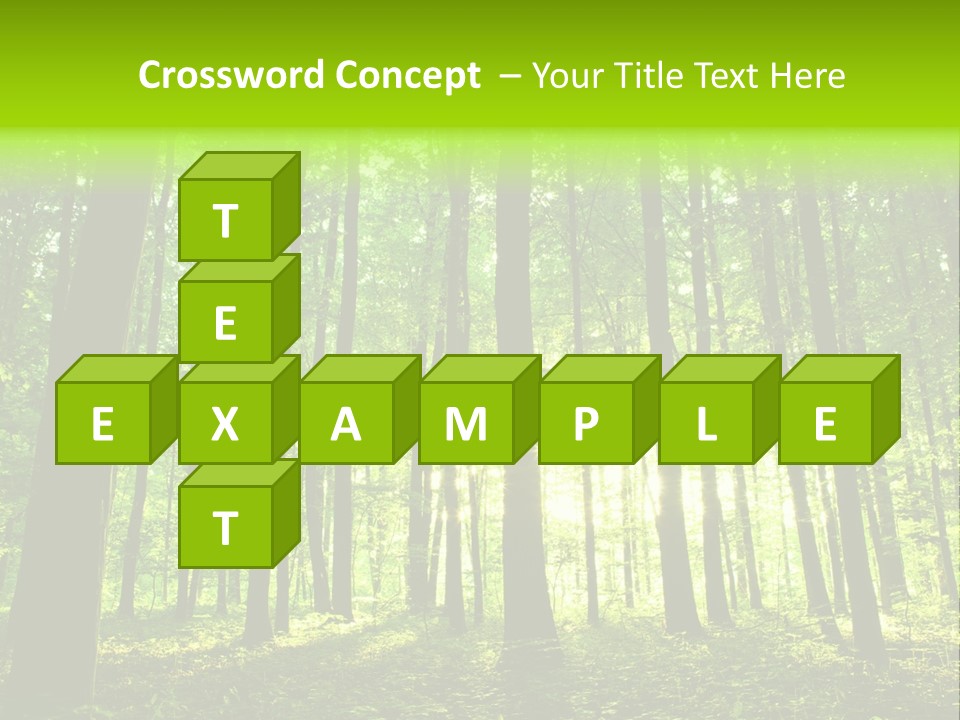 Image Deciduous Lush PowerPoint Template