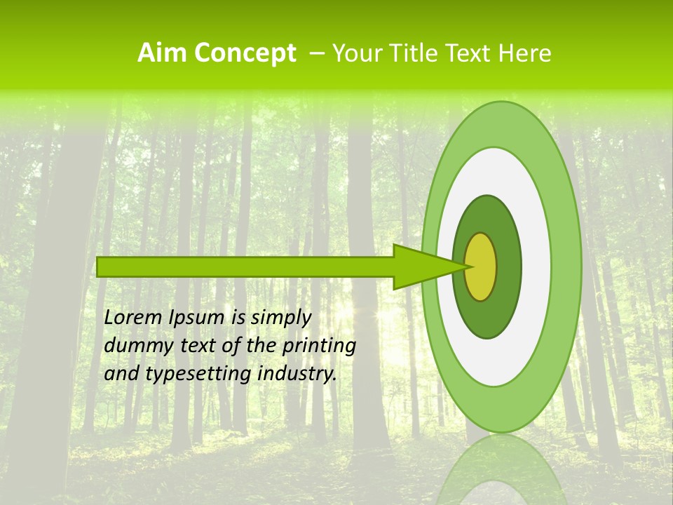Image Deciduous Lush PowerPoint Template