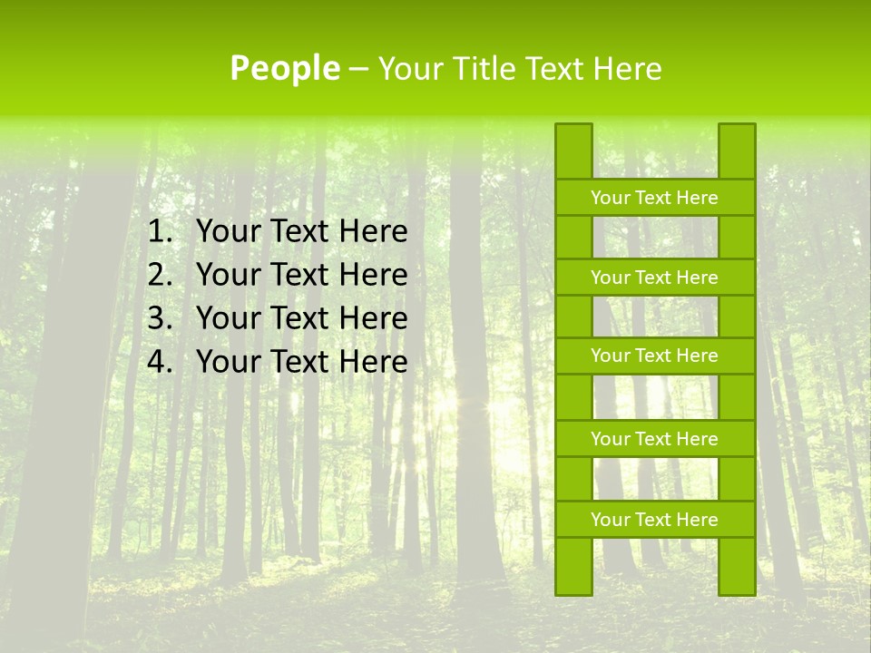 Image Deciduous Lush PowerPoint Template