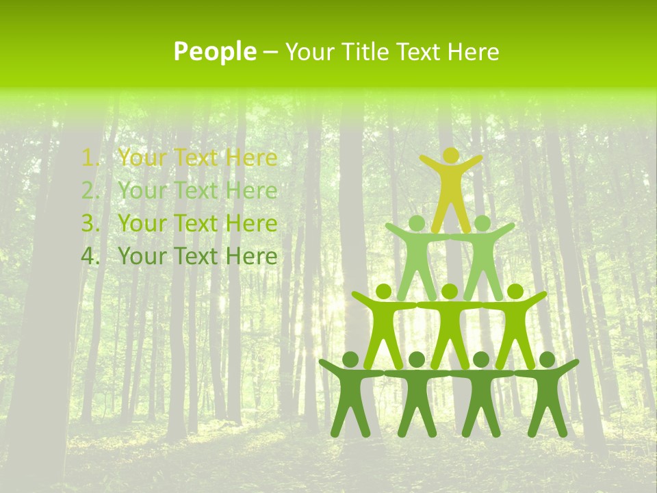 Image Deciduous Lush PowerPoint Template