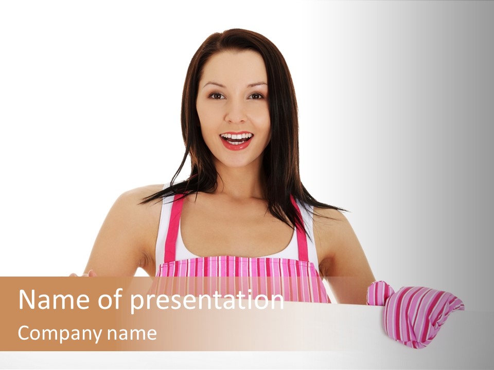 Blank Poster Restaurant PowerPoint Template