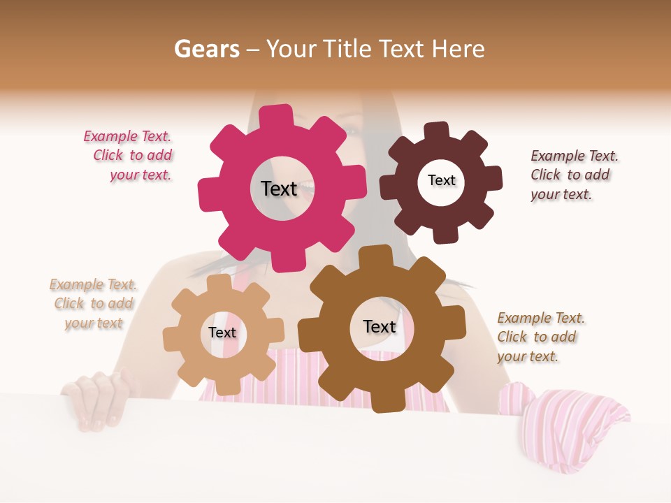 Blank Poster Restaurant PowerPoint Template