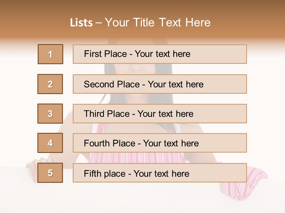 Blank Poster Restaurant PowerPoint Template