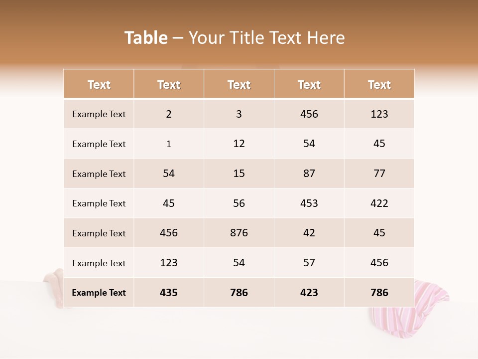 Blank Poster Restaurant PowerPoint Template