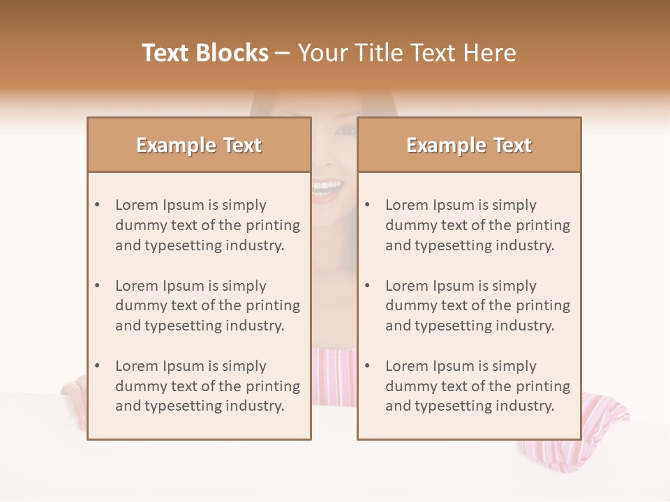 Blank Poster Restaurant PowerPoint Template