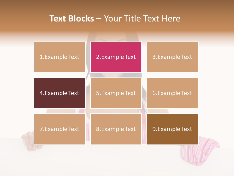 Blank Poster Restaurant PowerPoint Template