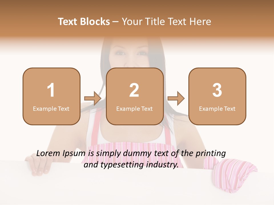 Blank Poster Restaurant PowerPoint Template