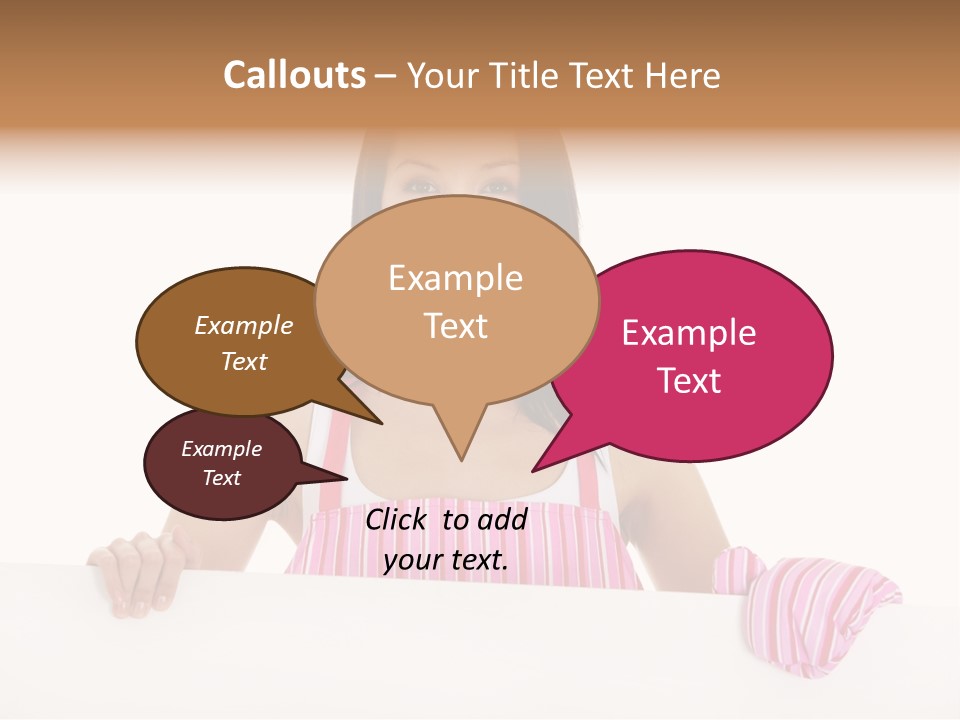 Blank Poster Restaurant PowerPoint Template