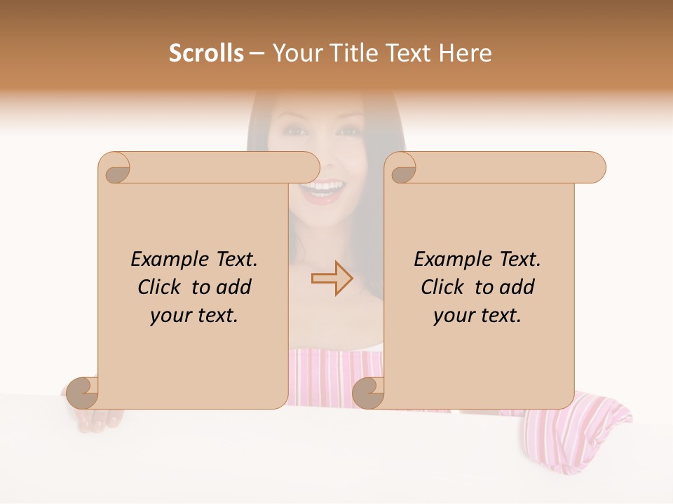 Blank Poster Restaurant PowerPoint Template