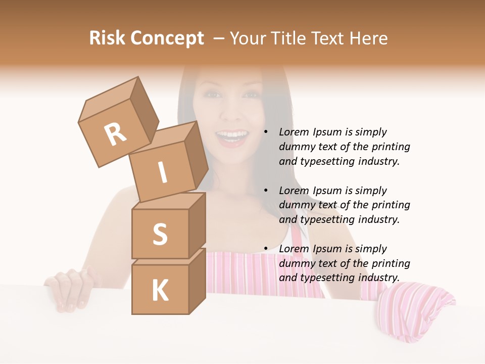 Blank Poster Restaurant PowerPoint Template