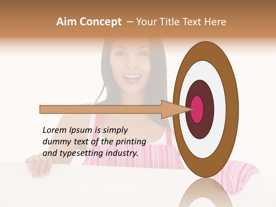 Blank Poster Restaurant PowerPoint Template