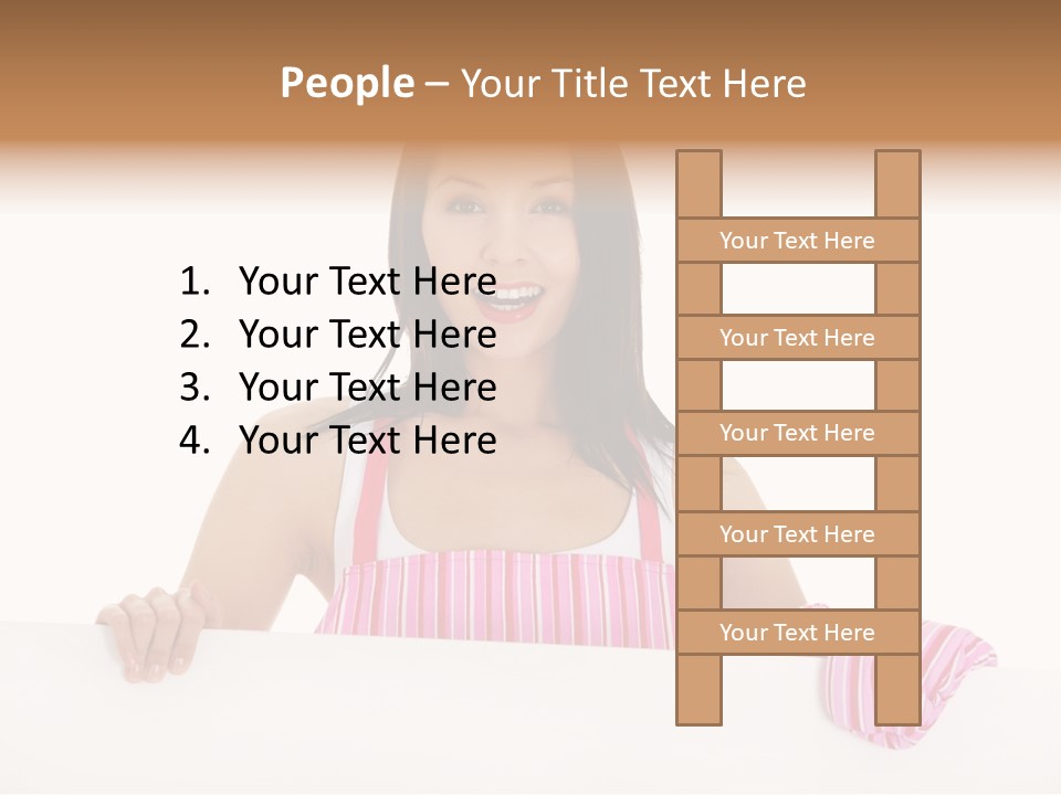 Blank Poster Restaurant PowerPoint Template