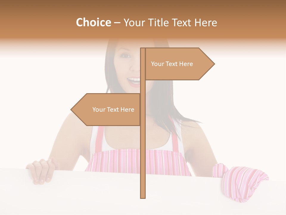 Blank Poster Restaurant PowerPoint Template