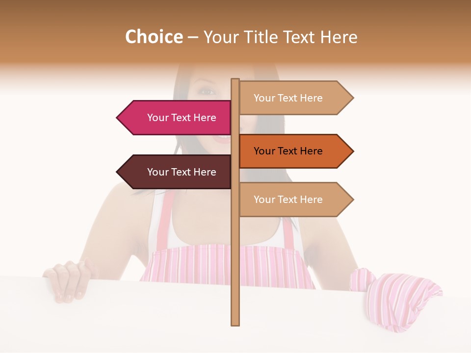 Blank Poster Restaurant PowerPoint Template