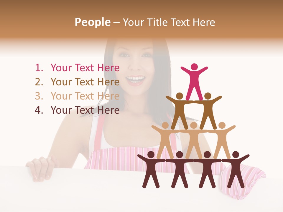 Blank Poster Restaurant PowerPoint Template