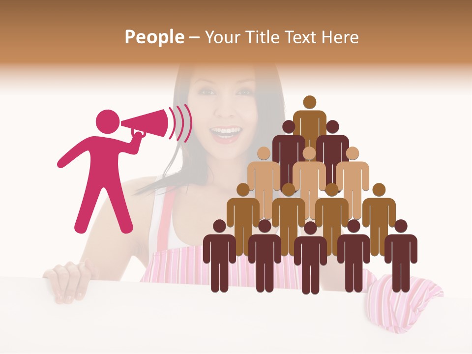 Blank Poster Restaurant PowerPoint Template