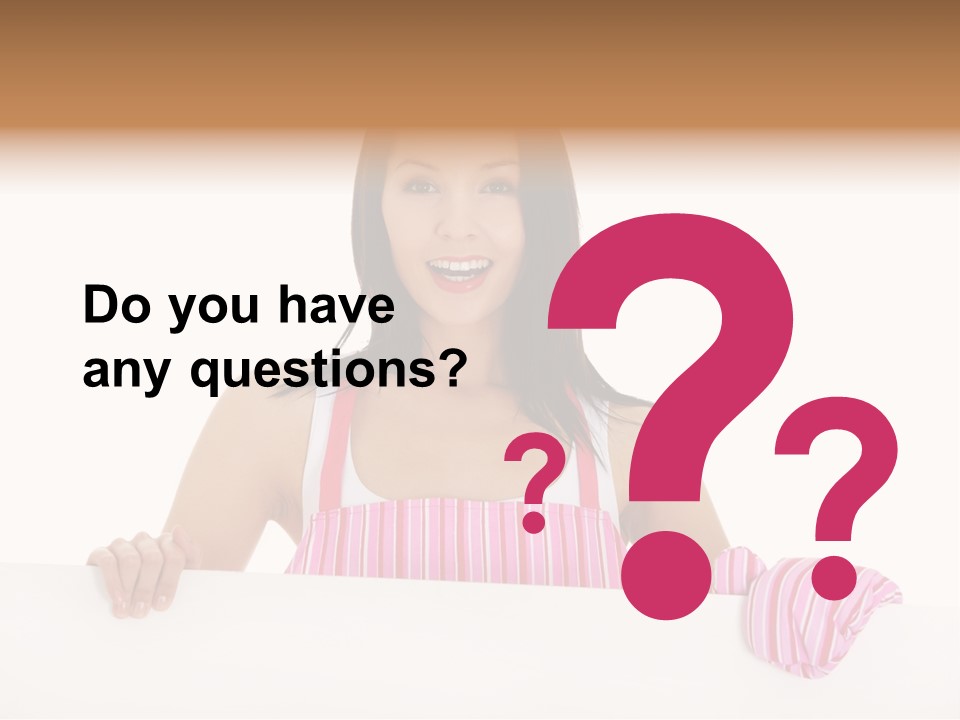 Blank Poster Restaurant PowerPoint Template