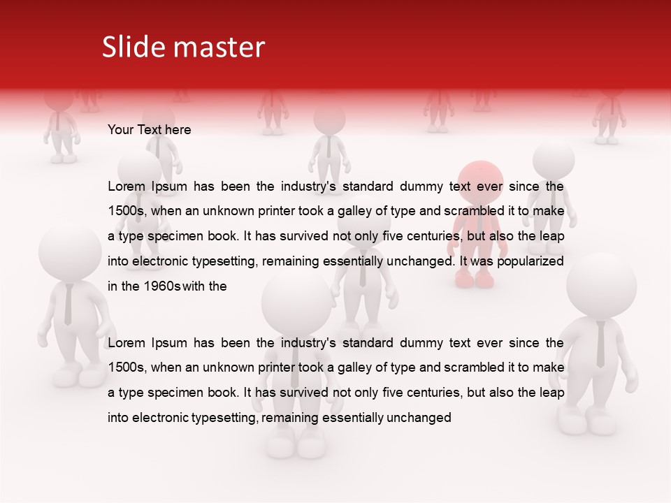 Teamwork Relationship Link PowerPoint Template