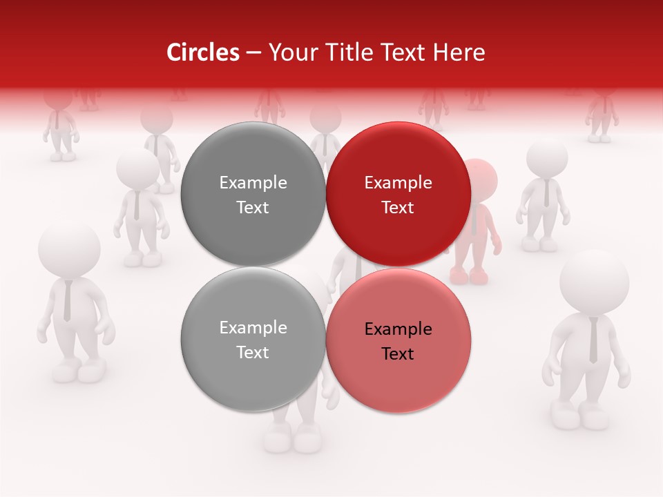 Teamwork Relationship Link PowerPoint Template