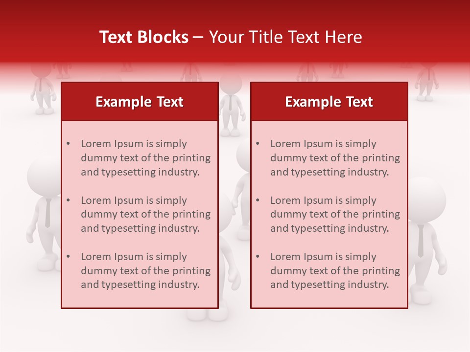Teamwork Relationship Link PowerPoint Template
