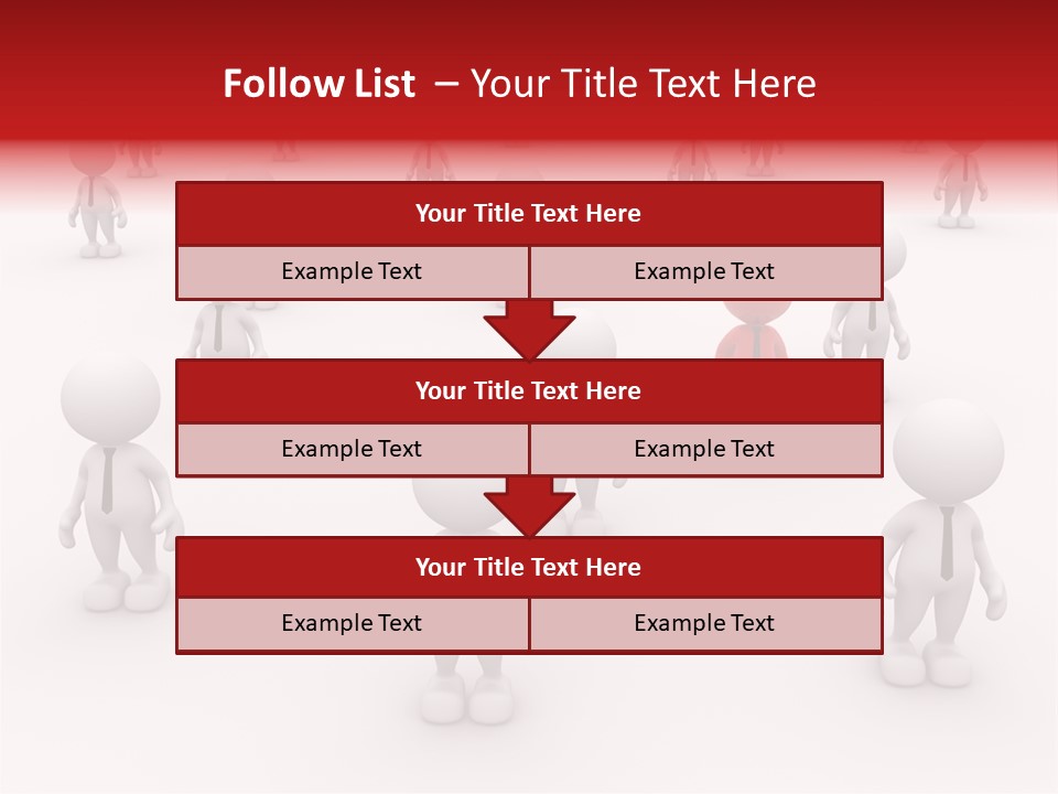 Teamwork Relationship Link PowerPoint Template