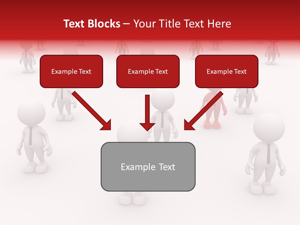 Teamwork Relationship Link PowerPoint Template