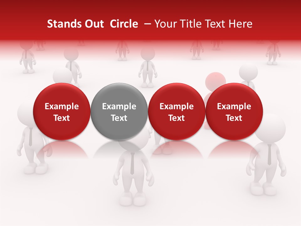 Teamwork Relationship Link PowerPoint Template