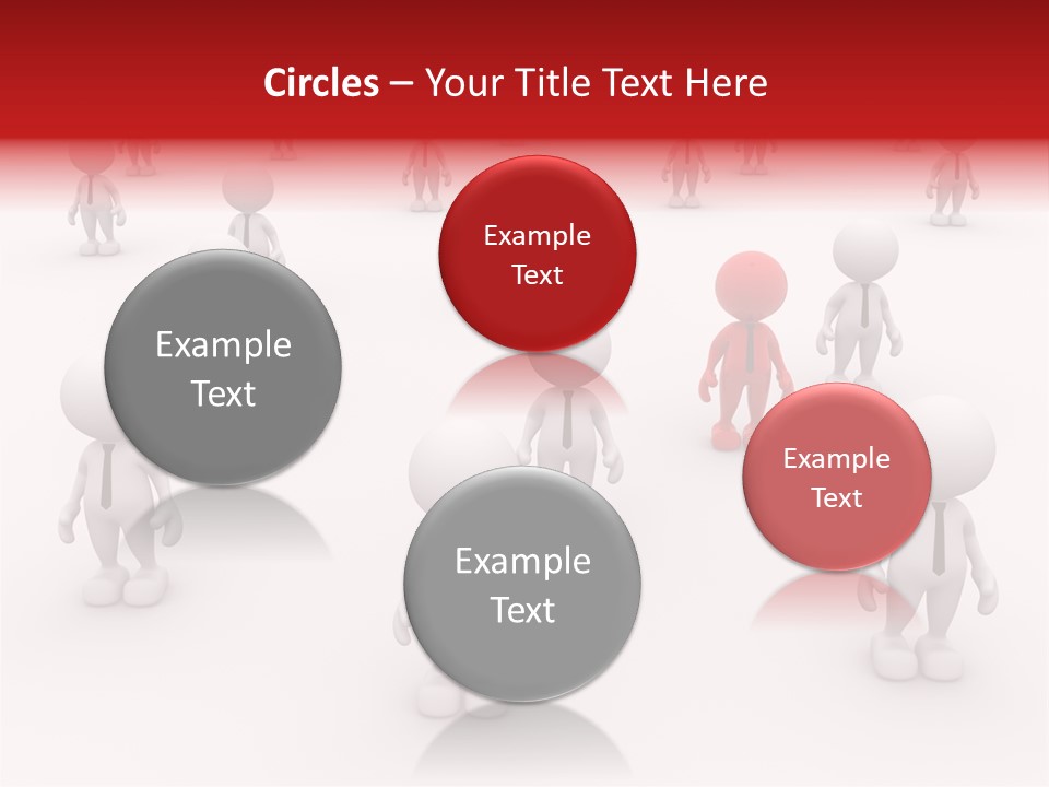 Teamwork Relationship Link PowerPoint Template