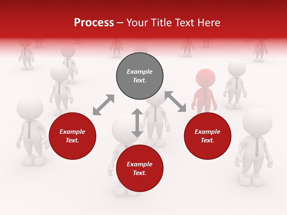 Teamwork Relationship Link PowerPoint Template