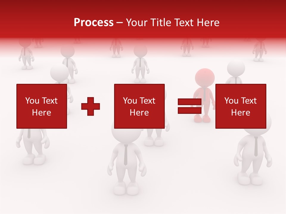 Teamwork Relationship Link PowerPoint Template