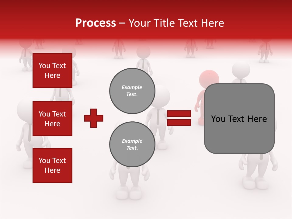 Teamwork Relationship Link PowerPoint Template