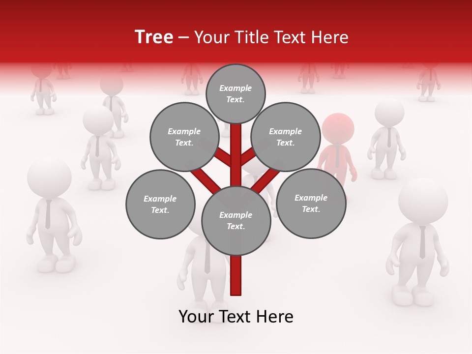 Teamwork Relationship Link PowerPoint Template