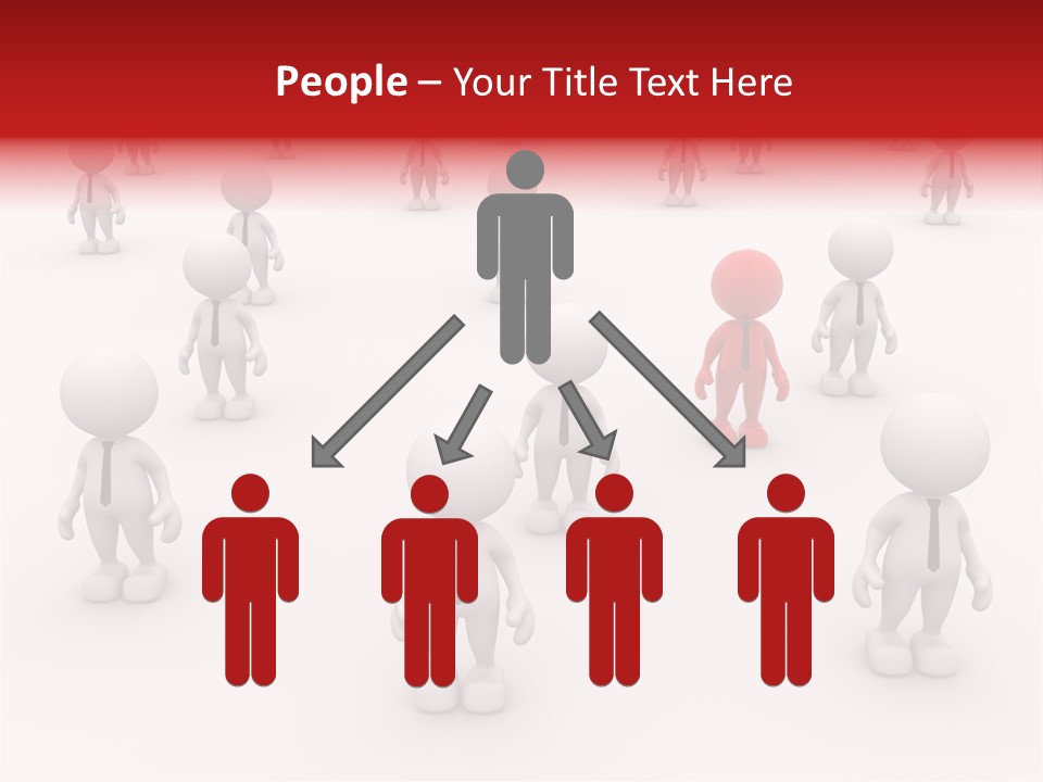 Teamwork Relationship Link PowerPoint Template