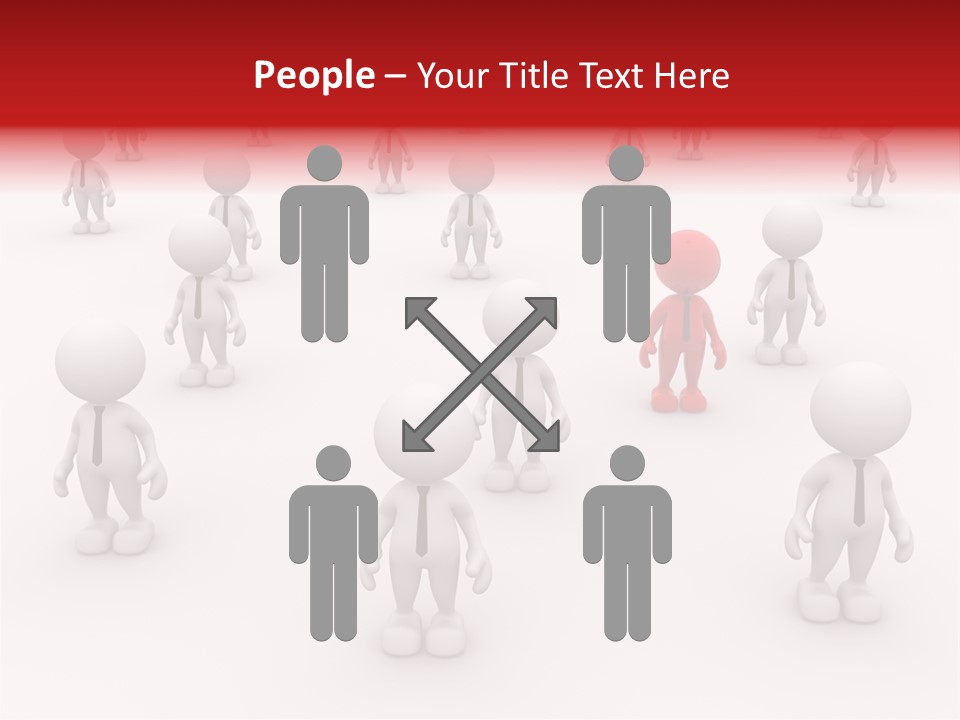 Teamwork Relationship Link PowerPoint Template