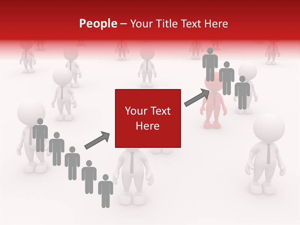 Teamwork Relationship Link PowerPoint Template